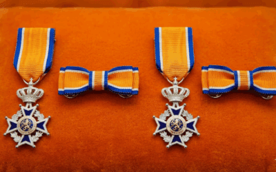 Bloemen voor onze lintjesdragers